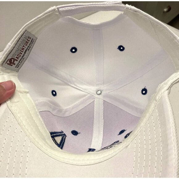 Columbia Fireflies Baseball Cap COLA Embroidered Blue White Strapback - Picture 5 of 8